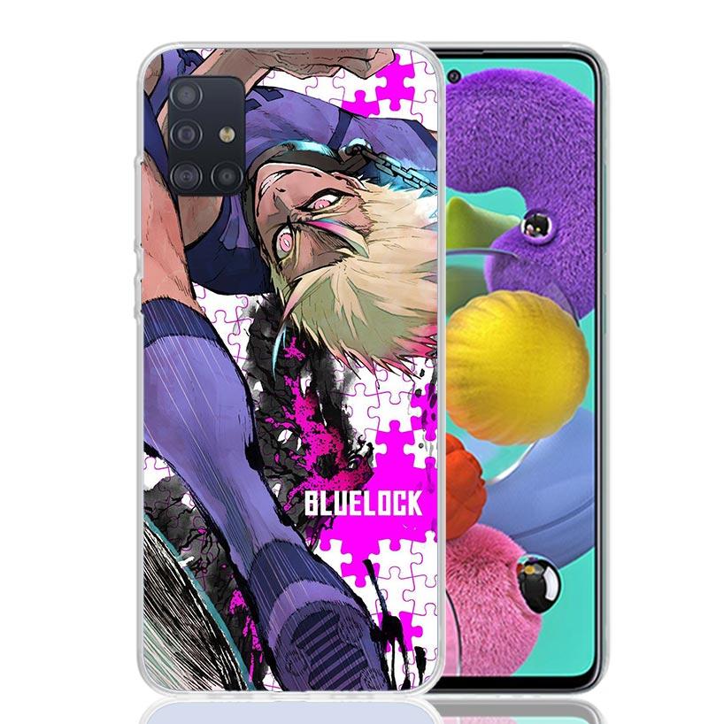 Blue Lock Shidou Ryusei Phone Case For Samsung Galaxy A52 A32 A22 A12 A02S A50S A30S A51 A31 AA71 Note 20 Ultra 10 S10 Plus Gala