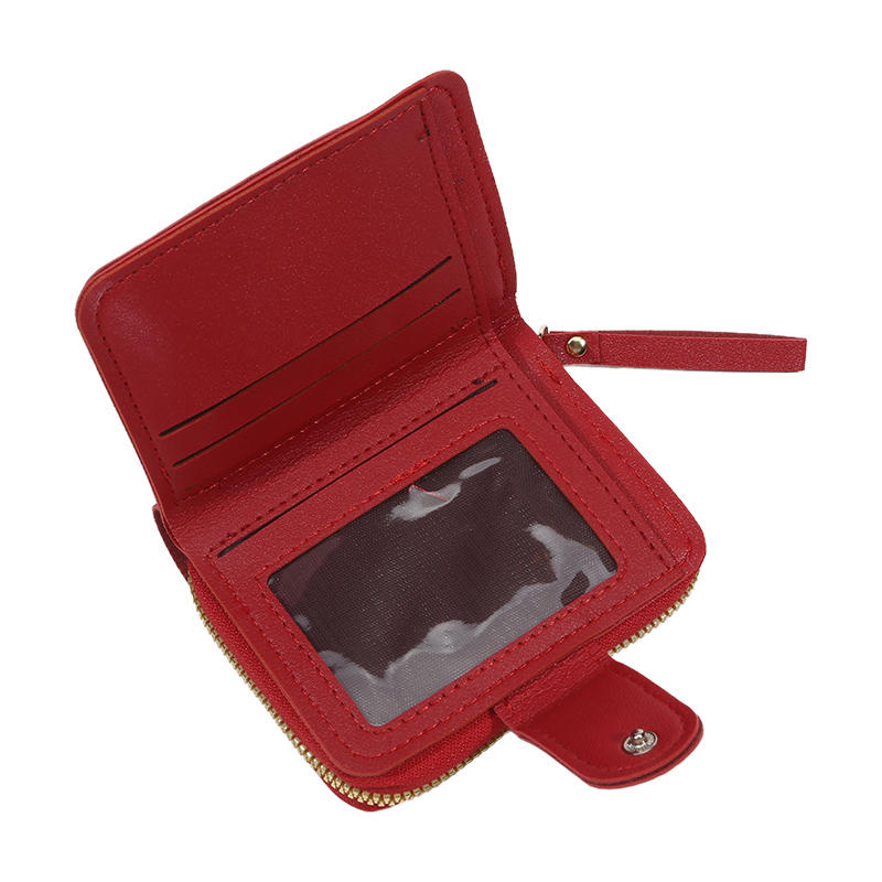 Women's Wallet Short Zipper Large Capacity Zero Wallet Versatile Handbag Card Holder
