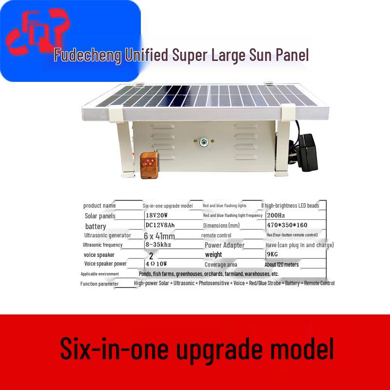 Smart Solar Ultrasonic Bird Repeller