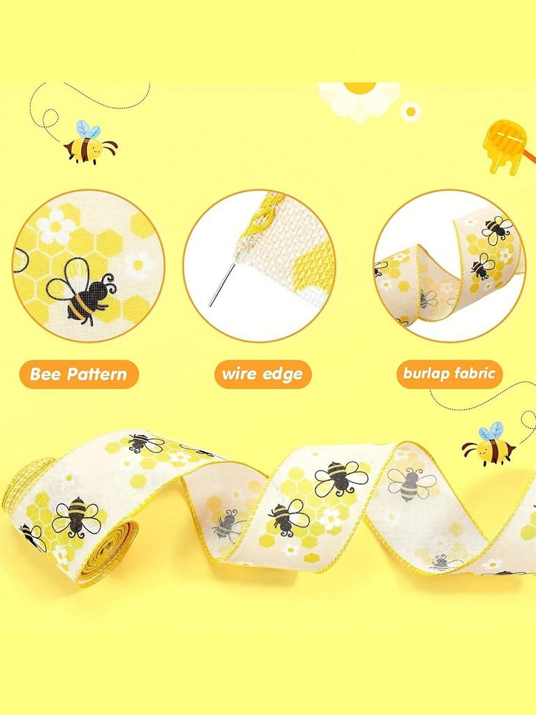 Summer bee webbing home decoration 1 roll