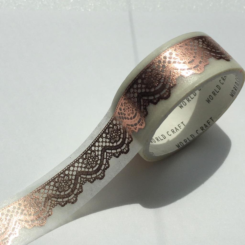 World Craft Glitter Lace Masking Tape KRMT15-011
