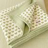 New Bed Cover Three Piece Set Thickened Cotton Bed Sheet Blanket Kang Single Suitable for All Seasons