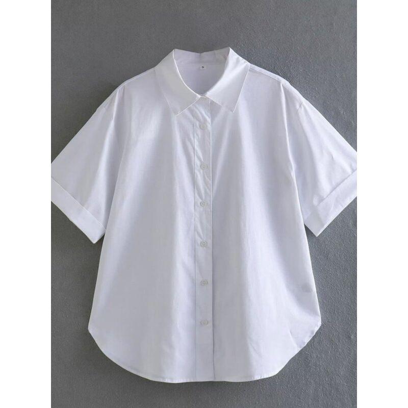 Minority Fashion Casual Stripes 3-Color Short Sleeve Shirt