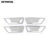 Interior Door Handle Bowl Cover Trim Sticker For Ford Kuga Escape     2024 Carbon Fiber Accessories Car Styling