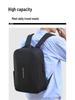 Waterproof Men's High-End Fashion Laptop Backpack for Travel and School with Large Capacity