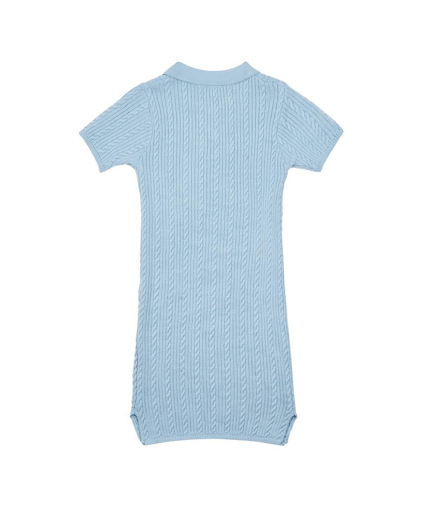 LUVISTRUE Vl Logo Knit Ops(Sky Blue)
