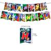 30pcs Game Theme Party Supplies Set Includes Banner, Cake Topper, Balloons