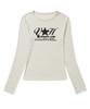VENHIT Vh Star Logo Dot Slim Fit Long Sleeve_Cream