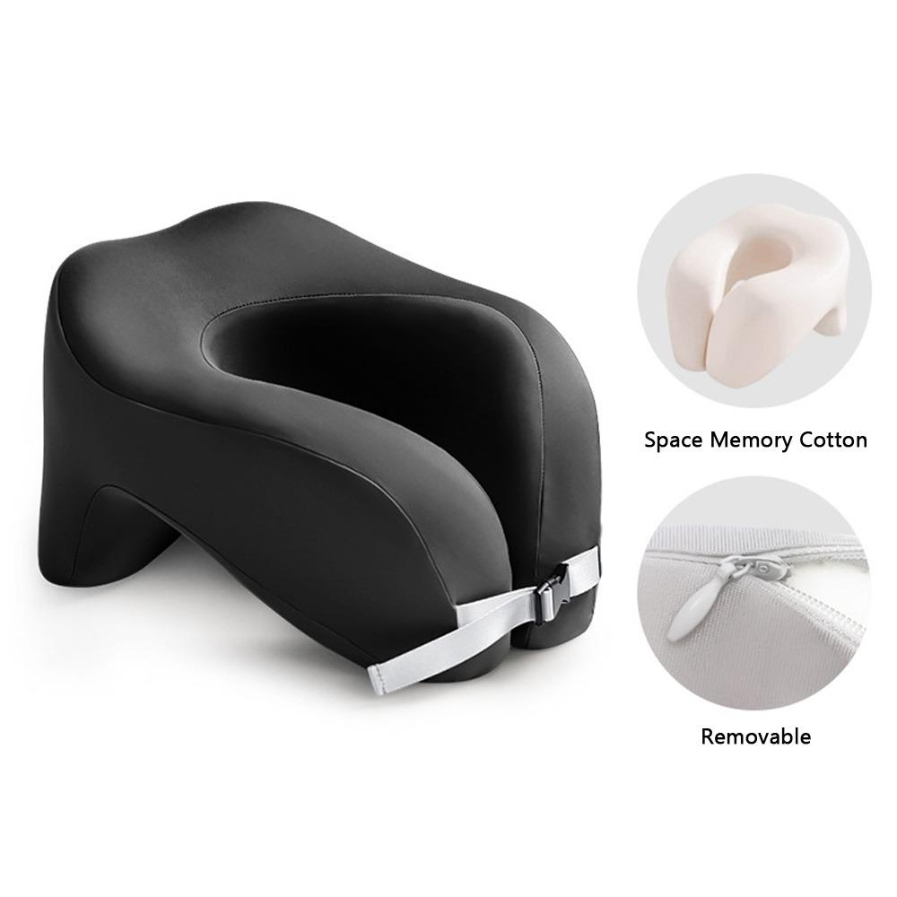 

Memory Foam U-shaped Pillow Neck Protect Office Hugging Pillow New Styler Neck Support чёрный