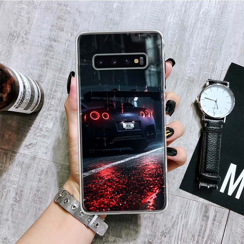 GTR Sportwagen JDM Handyhülle Für Samsung Galaxy S20 FE S10 Plus S21 S22 Ultra S10E S9 S8 S7 Edge J4 + Fundas Cover Coque