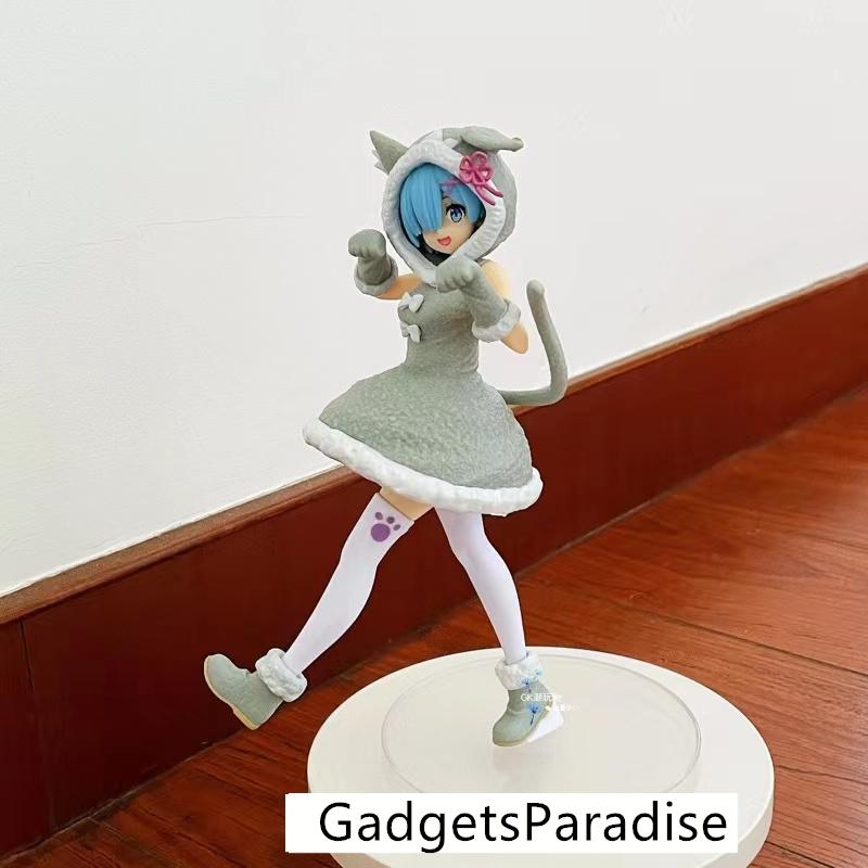 Re:Life in a different world from zero Rem Ram PVC Figure Model Toy Decorative Ornament