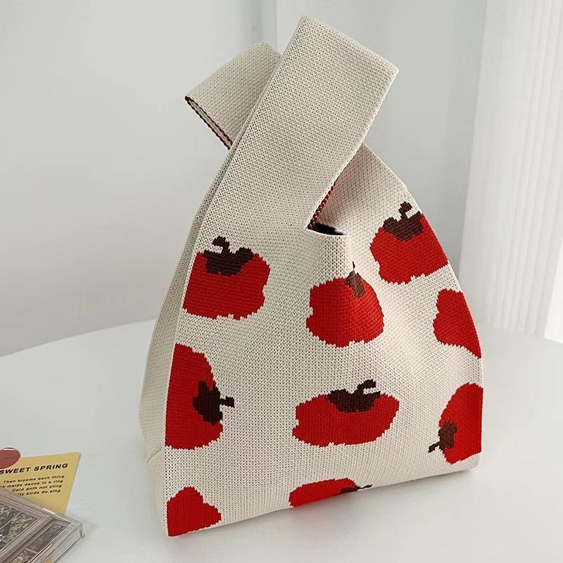 Women's Cute Knitted Souvenir Handbag - Versatile Wrist & Vest Bag Gift
