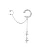 1Pc  Fashion Minilist No Piercing Ear Cuff Earrings for Woman Fake Piercing Tassel Star Ear Clips Earrings for Women Jewelry