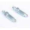 AC PERFORMANCE M7 X 1.0 Metric Brake Bleed Nipple Screw Bleeder Fitting Zinc Steel, Pack of 2