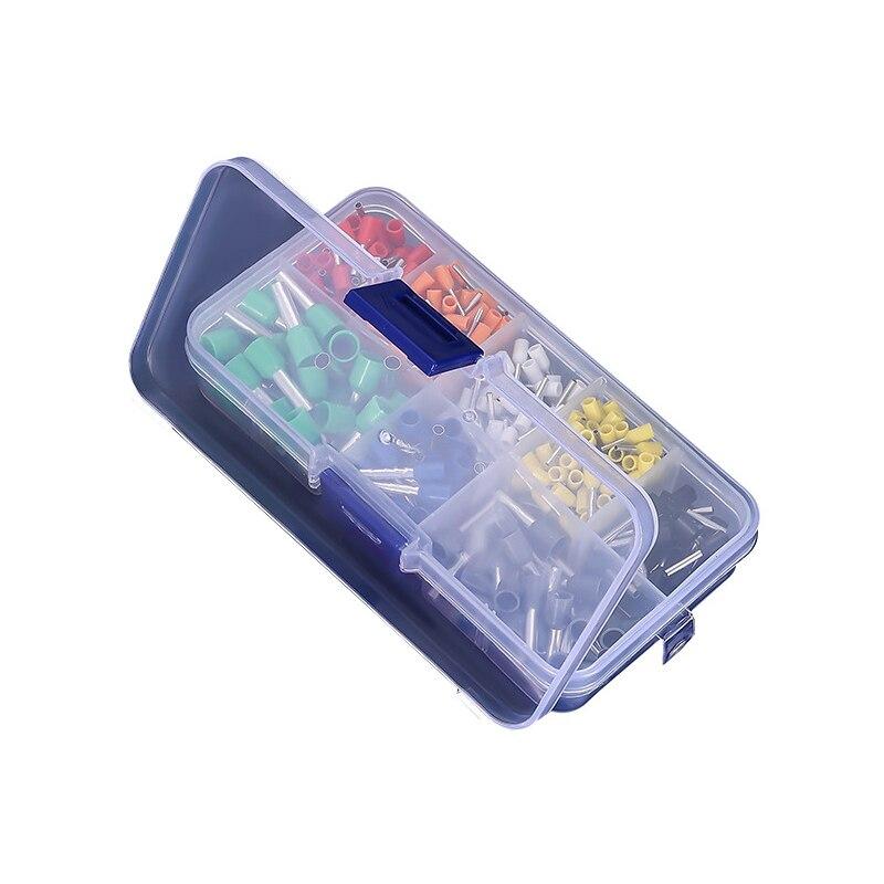 400pcs Tube Type Terminal Set European Type Tube Type Terminal Combination Boxed Cold Pressing Terminal
