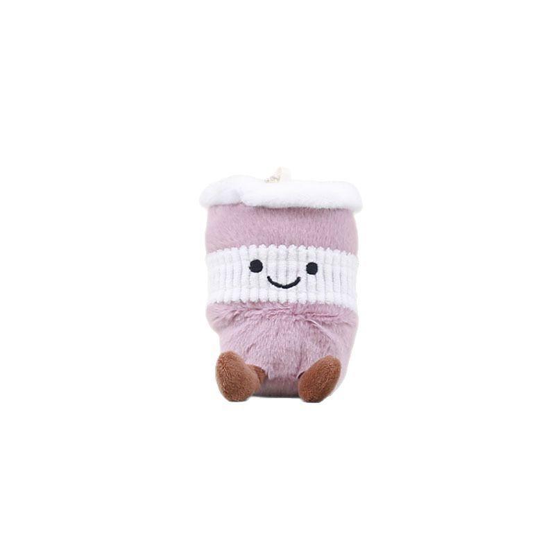 Tea Cup Adorable Plush Toy Keychain With Soft Pp Cotton Filling Girls For