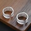 VENTFILLE 925 Sterling Silver Frosting Ring For Women Minimalist Irregular Versatile Fashion Elegant Jewelry Gift Dropshipping
