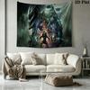 Predator Wall Tapestry Aesthetic Wall Hanging Printed Fabric Blanket Decorative Tapestries for Bedroom Living Room Home Decor