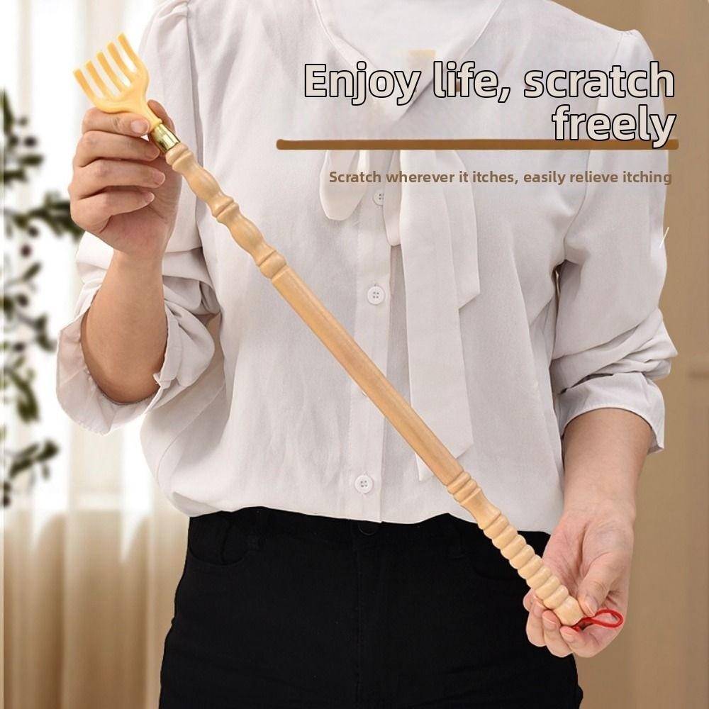 Bamboo Massager Back Scratcher Durable Backscratcher Massager New Backscratcher Wooden Scratching