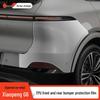 XPeng G6 Invisible Body Wrap: Anti-Scratch TPU Film for Front & Rear Bumpers, Pre-Cut & Transparent