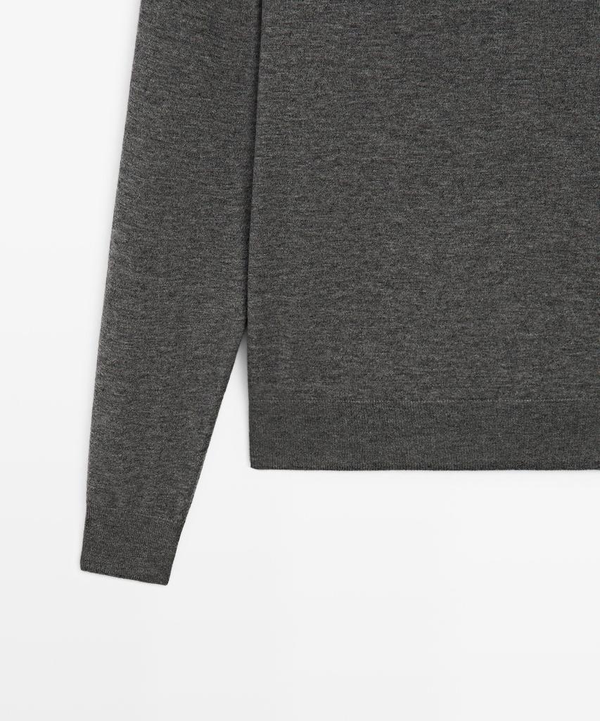 Masimodutti Wool Blend Fine Knit Sweater