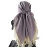Solid Color Silk Scarves Thin Soft Fabric Bandana Scarf Elegant Square Scarves  Head Covering
