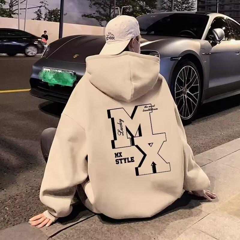 Retro svetr Hong Kong Style Pánské Jarní a Podzimní Pánský svetr s kapucí Americký Heavy High Street Ins Fashion Brand Baggy Coat