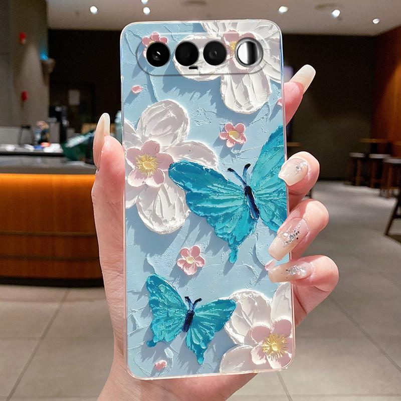 Phone Case For Realme 16 5G Fundas Capa Butterfly Bow Protective Casing Transparent Soft Silicone TPU Cover Coque