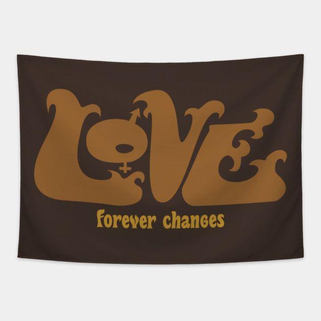 The tapestry of love changes forever 75x100 чёрный