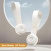 4Pcs Silicone Toilet Seat Lifter Handle,Hygienic No Touch Toilet Lid Lifter,Avoid Dirty Hands Toilet Seat Cover Lifting Tool for Bathroom,Easy Install
