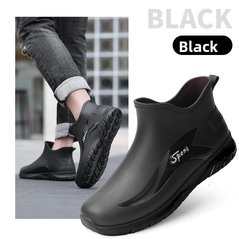 

Men s Short Rain Boots Are Fashionable Versatile Lightweight and Come with Added Fleece 39