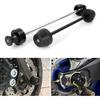 Xitomer Front and Rear Axle Sliders & Swing Arm Stand Bobbins Fit for MT-07 2014-2024 & FZ-07Motorcycle Front and Rear Axle Sliders CNC Aluminum