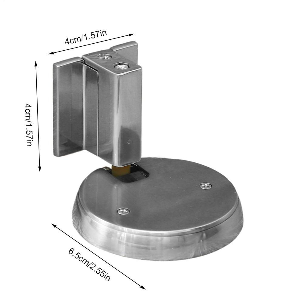 Magnetic Door Stopper Heavy Duty Silent Windproof Door Stoppers Anti-Collision Door Holder To Keep Door Open For Bathroom серебряный