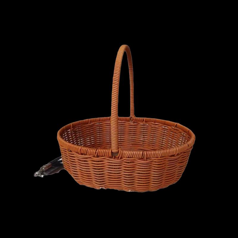 GOWKE Handheld Woven DIY Flower Basket