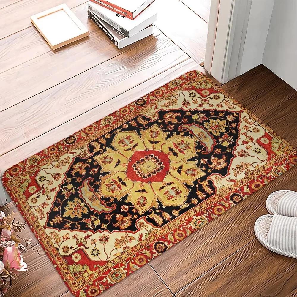 Bohemian Style Doormat Entrance OutDoor Carpets Non-Slip Bathroom Feet Rug Kitchen Bedroom Hallway Long Carpet Entrance Door Mat