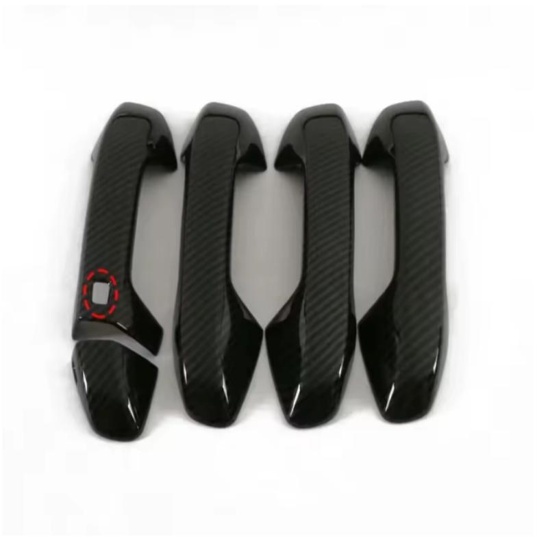 High Glossy ABS Carbon Fiber Door Handle Cover Cup Bowl Trim For Kia Forte Cerato K3 - Interior Exterior Styling Mods
