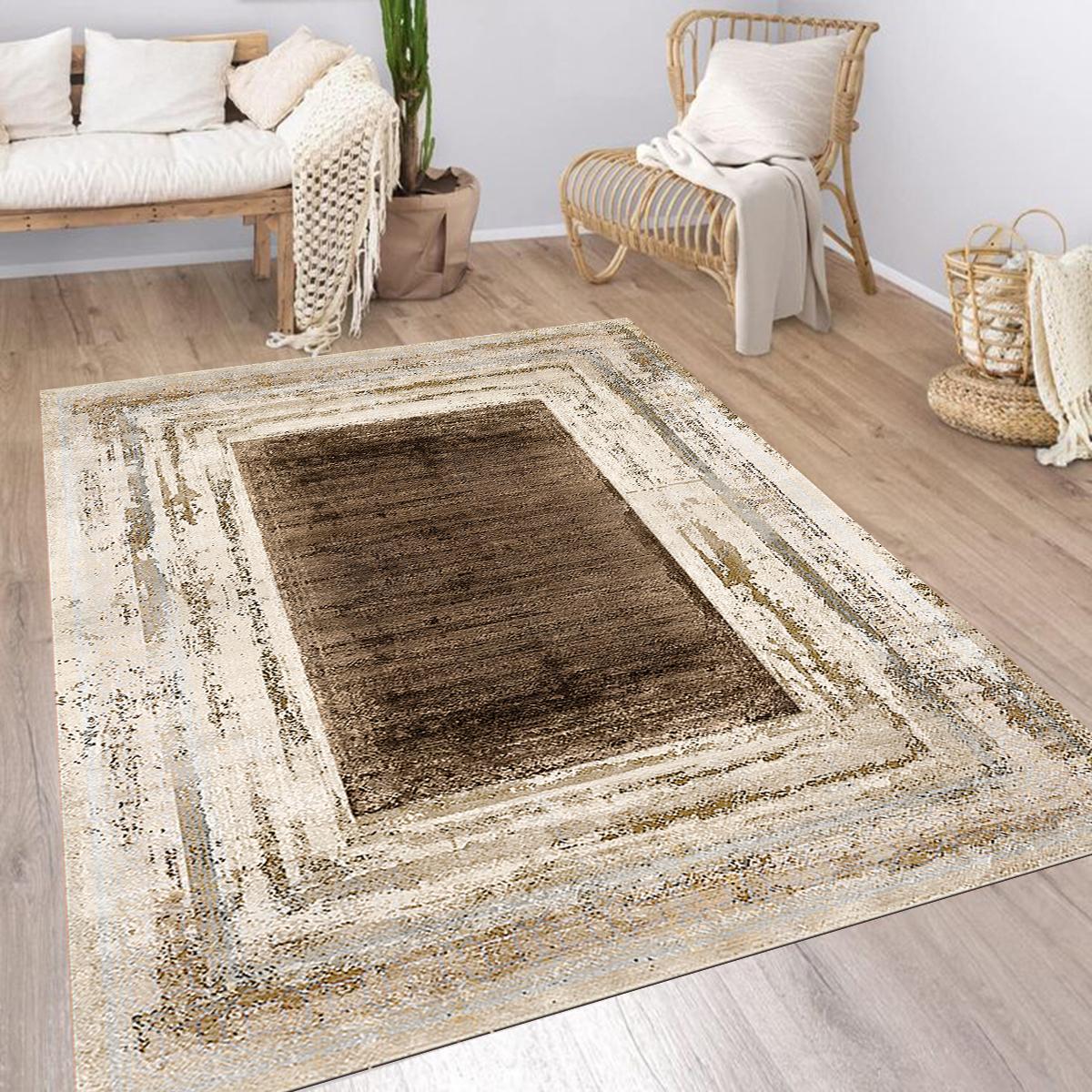 

Eliana Home Washable Printed Carpet LNA004-FNL253 50x80 коричневый