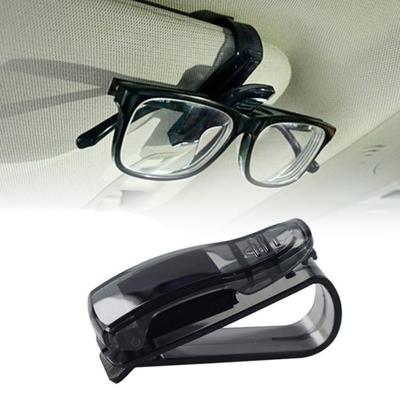 Car Sun Visor Glasses Sunglasses Ticket Receipt Card Clip Plastic Holder Clamp