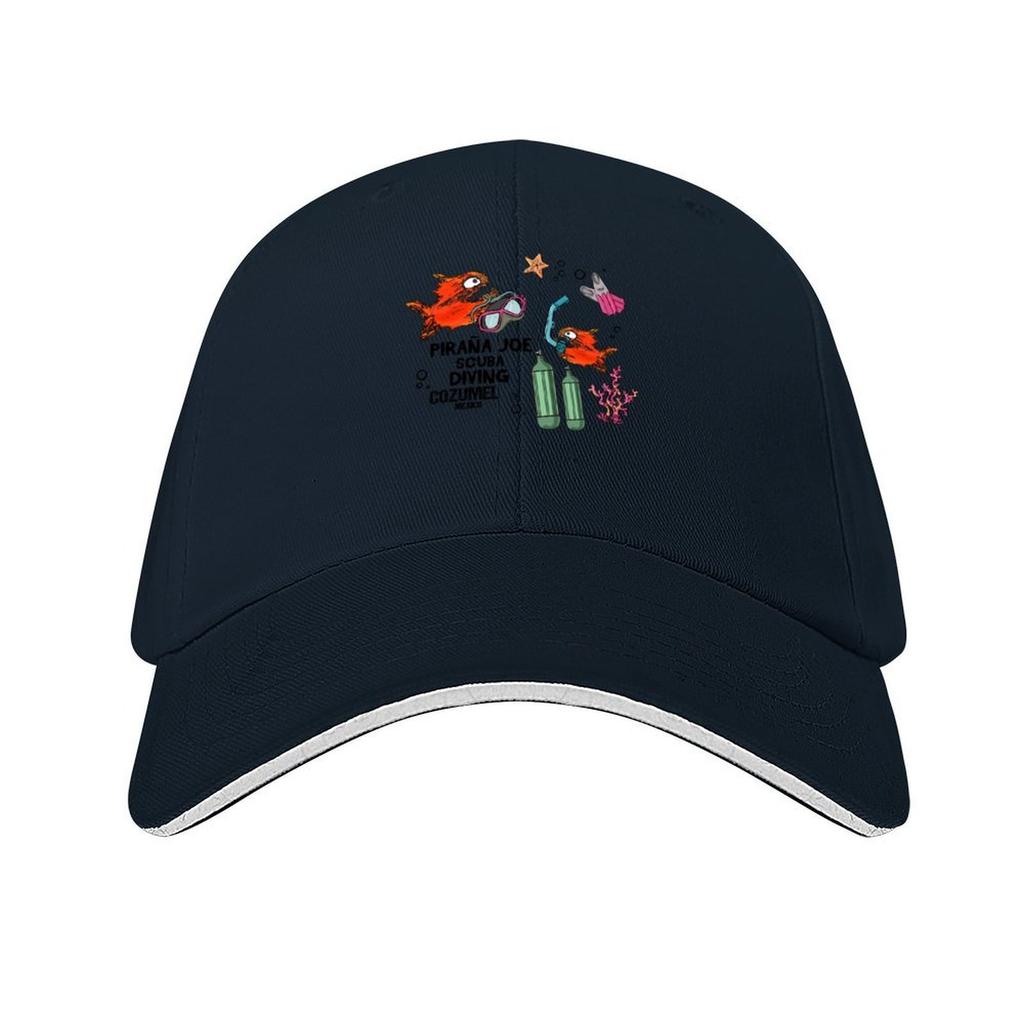 PIRANA JOE SCUBA Baseballkappe Golfhut Echter Sonnenhut Taktische Kappe Rave Damen Hüte Herren