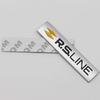 3d Metal Letters Logo RS Line Sticker Car Rear Trunk Badge Label For Car RS Line Emblem Decal Accessories