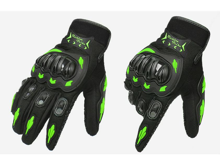 

Прочные перчатки с полной защитой пальцев для гонок на велосипеде и мотоцикле XL