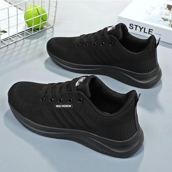 Spring and Autumn Shoes Men's Running Shoes Korean Edition Soft Soled Breathable Mesh Sports Shoes