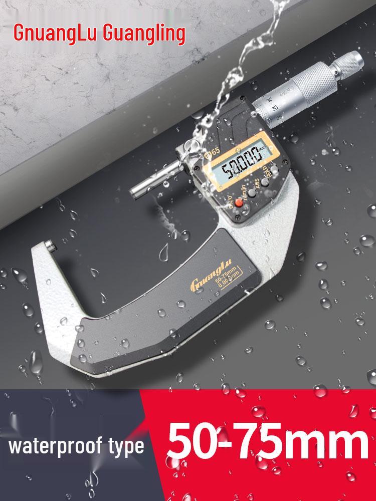 Guanglu Digital High-Precision Waterproof Micrometer with Display