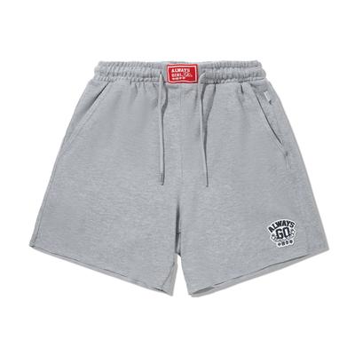 Li Ning Loose Fit Sports Simple Lace-Up Letter Casual Shorts Women Shorts Floral-Gray AKSV604-1