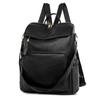 Soft Leather Backpack Vintage Texture Women Casual Backpack Large Capacity Multi-Compartment Women Backpack