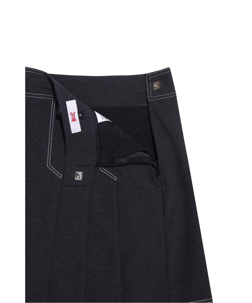 WAAC Denim-Like Pleats Skort Wwkcs26102Nyd