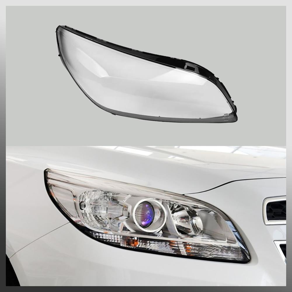 Car Front Lights Case For Chevrolet Malibu 2012 2013 2014 2015 Car accessories Headlight Cover Headlight Lens Glass Car parts