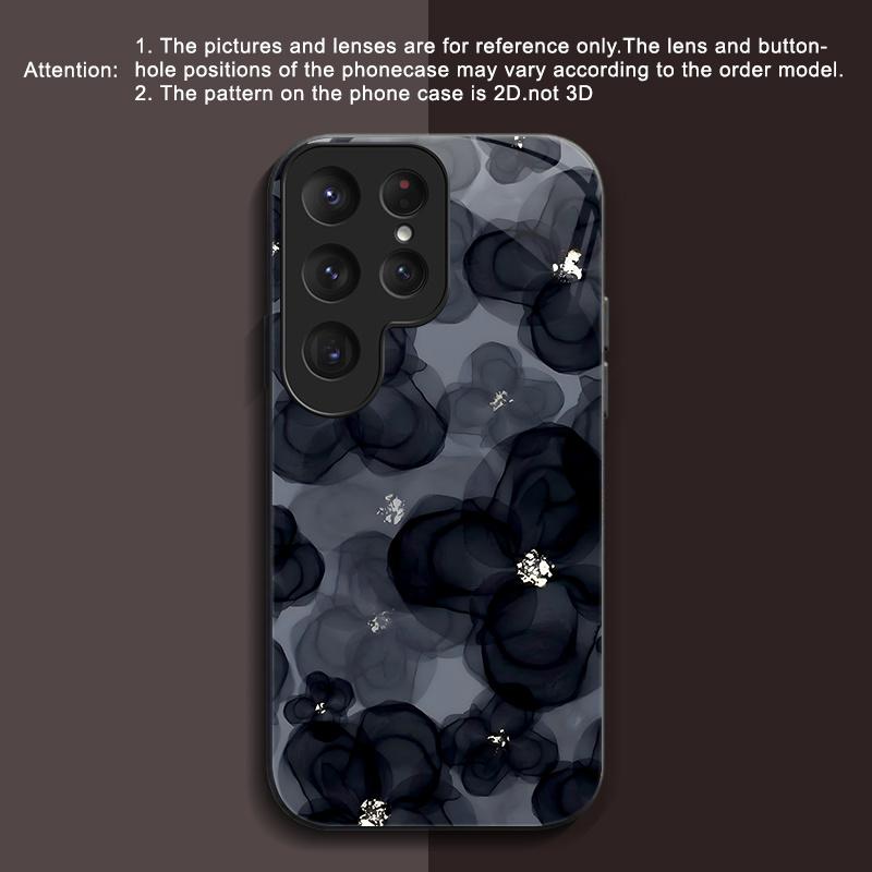 Love flower Exquisite luxury High-end PhoneCase Glass PhoneCase for Samsung Galaxy S26 S25 S24 S23 S22 S21 FE Ultra Plus