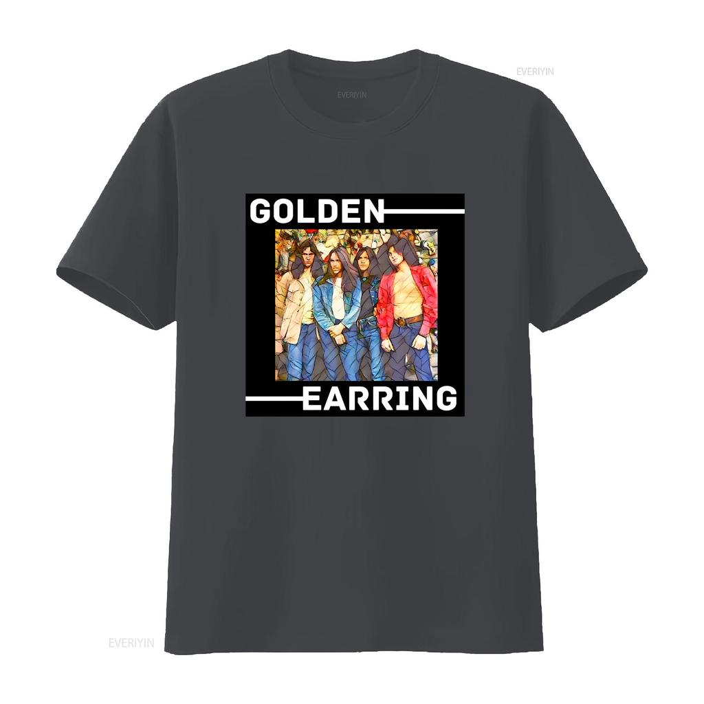 BEST TO BUY Dark Retro Golden Earring Classic Dutch T Shirt S 5XL Vintage Washed Stretched Soft Homme Slightly Unisex