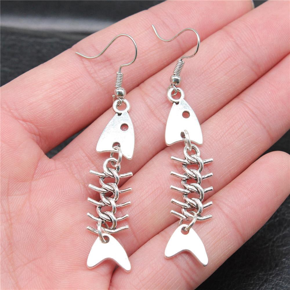 Bold Hot-Selling Marine Life Mermaid Drop Earrings Elegant Valentine's Gift for Formal Occasions